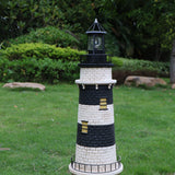 Creative Solar Rotating Tower LED Garden Light – Resin Landscape Decor for Yard & Patio