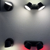 Modern Industrial Aluminum Adjustable LED Spotlight Wall Sconce — Waterproof Outdoor Patio Lighting