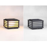 Solar Square Post Cap Light - Outdoor Waterproof Patio Lighting
