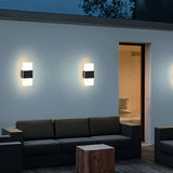 Courtyard Waterproof Acrylic LED Solar Wall Sconce Lamp - Modern Outdoor Lighting