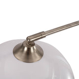 Modern Globe Acrylic Shade 1-Light Floor Lamp with Fishing-Rod Style Stand