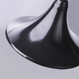Sleek Contemporary Industrial Aluminum Horn-Style 1-Light Wall Sconce for Outdoor Patio