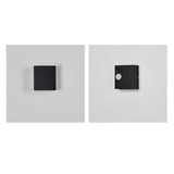 Contemporary Square LED Wall Sconce with Body Sensor – Modern Minimalist Lighting