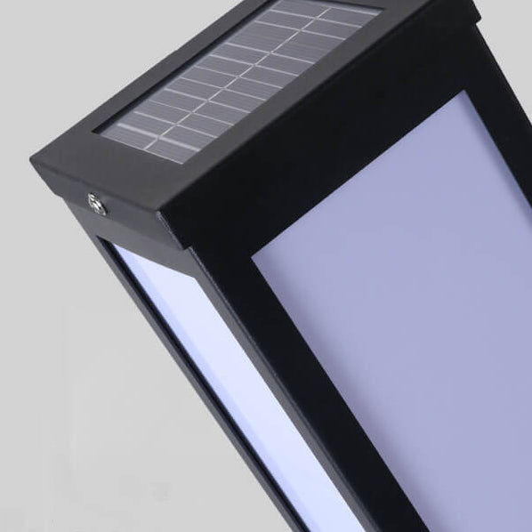 Chic Modern Solar Lawn Square Column Outdoor Waterproof Path Light