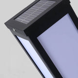 Chic Modern Solar Lawn Square Column Outdoor Waterproof Path Light