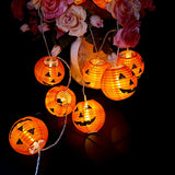 Halloween Pumpkin Lantern – Outdoor Waterproof LED Decorative String Lights for Spooky Ambience