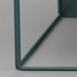 Sleek Modern Minimalist Square Iron Nesting Side Table for Living Room
