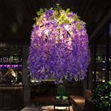 Industrial Colorful Flower Globe Chandeliers - 1/3/5-Light Options