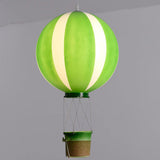Scandinavian Modern 1-Light Hot Air Balloon Pendant Light, Iron & Acrylic