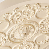 Modern Minimalist Carved Iron, Resin & Acrylic LED Flush Mount Ceiling Light for Bedroom