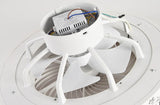Luxurious Modern Round Lace LED Flush-Mount Ceiling Fan Light