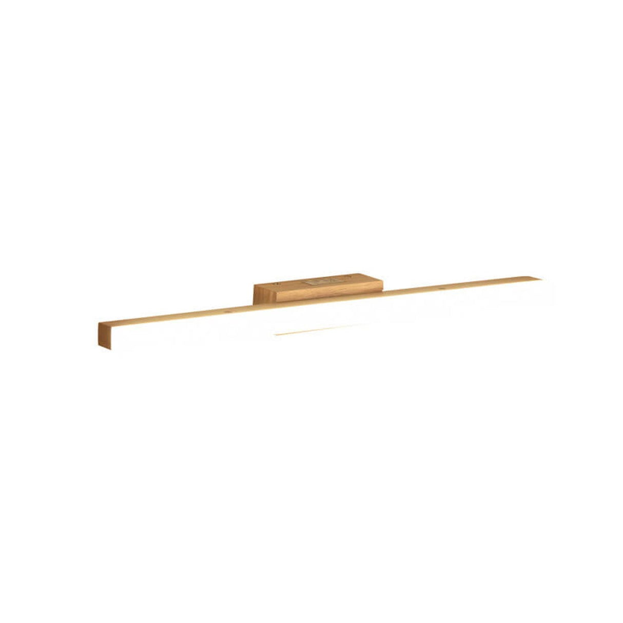 Nordic Minimalist Wooden Long-Strip Vanity Light – LED Wall Sconce Lamp