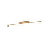 Nordic Minimalist Wooden Long-Strip Vanity Light – LED Wall Sconce Lamp