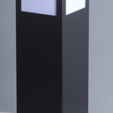 Chic Modern Solar Lawn Square Column Outdoor Waterproof Path Light