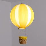 Scandinavian Modern 1-Light Hot Air Balloon Pendant Light, Iron & Acrylic