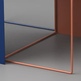 Sleek Modern Minimalist Square Iron Nesting Side Table for Living Room
