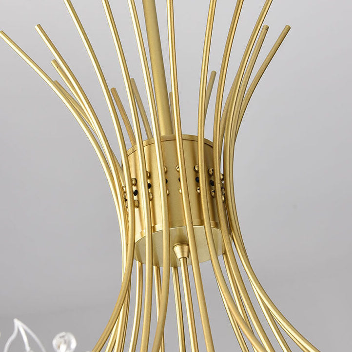 Crystal 13-19 Light Dandelion Shade Chandeliers – Elegant Crystal Pendant Lighting