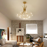 Crystal 13-19 Light Dandelion Shade Chandeliers – Elegant Crystal Pendant Lighting