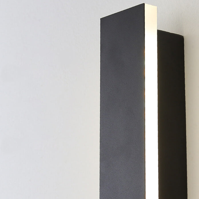 Retro Outdoor LED Wall Sconce Lamp - Waterproof Rectangular Strip Light
