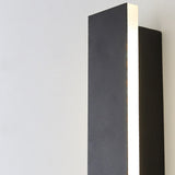 Retro Outdoor LED Wall Sconce Lamp - Waterproof Rectangular Strip Light