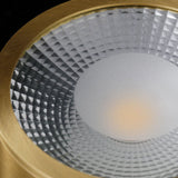 Nordic Light Luxury All-Copper Ultra-Thin LED Flush-Mount Ceiling Light