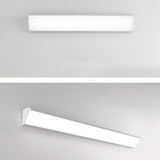 Modern Industrial Waterproof LED Wall Sconce with Rectangular Aluminum Frame and Acrylic Panel for Outdoor Patio