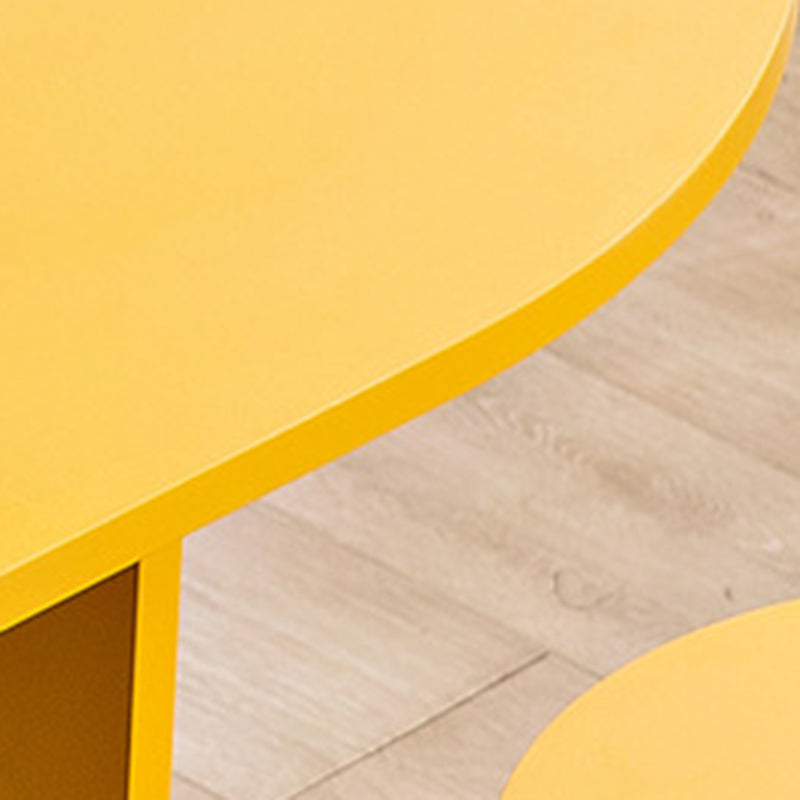 Sleek Modern Minimalist Oval Density-Plate Dining Table & Chair Set for Dining Room