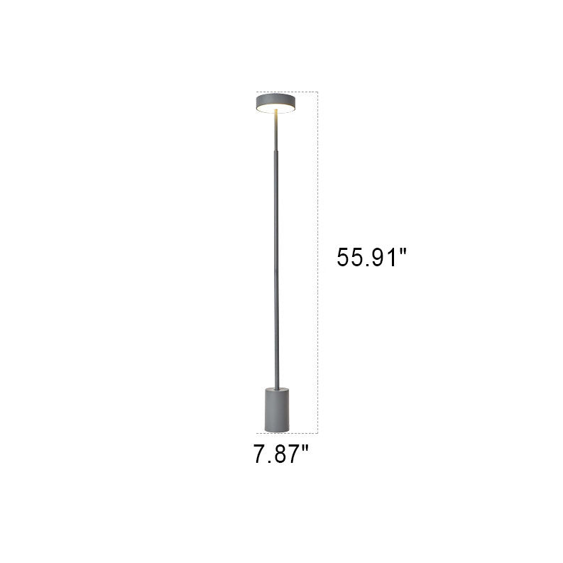 Nordic Minimalist LED Column Floor Lamp – Sleek Tall Standing Light for Modern Homes