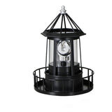 Creative Solar Rotating Tower LED Garden Light – Resin Landscape Decor for Yard & Patio