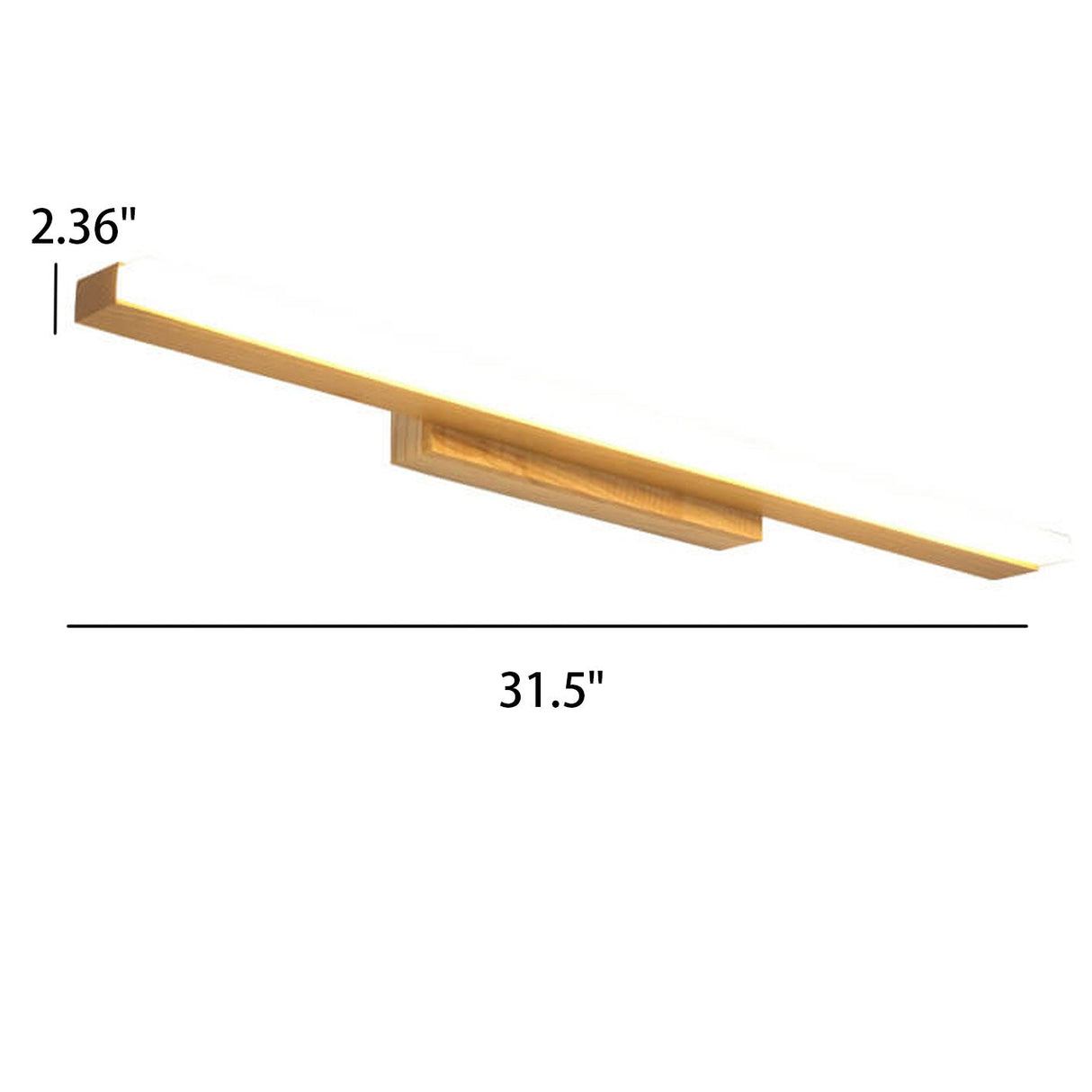 Nordic Minimalist LED Vanity Strip Wall Sconce – Sleek Modern Bath Light