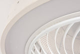 Luxurious Modern Round Lace LED Flush-Mount Ceiling Fan Light