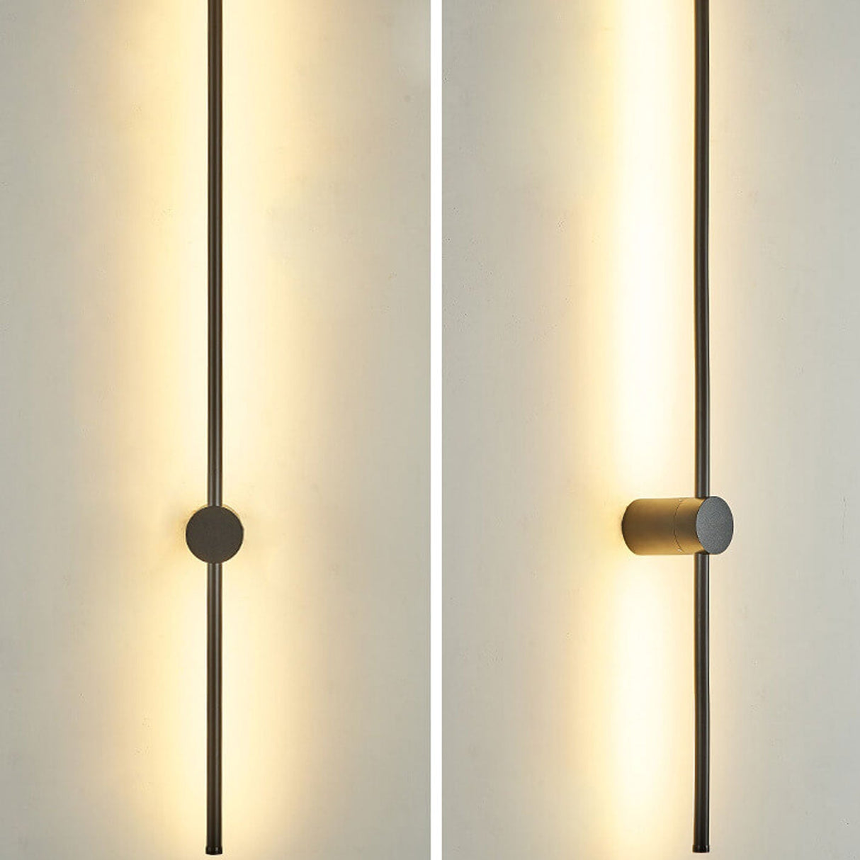 Ultra-Slim Aluminum LED Wall Sconce Lamp - Modern Minimalist Design