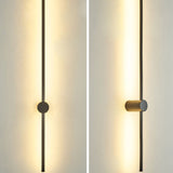 Ultra-Slim Aluminum LED Wall Sconce Lamp - Modern Minimalist Design