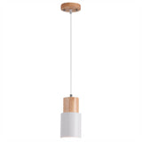 Nordic Macaron Aluminum Cylinder 1-Light LED Pendant Light