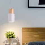 Nordic Macaron Aluminum Cylinder 1-Light LED Pendant Light