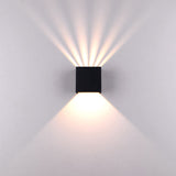 Sleek Modern Solid-Color Aluminum Square LED Outdoor Wall Sconce – Waterproof, Energy-Efficient Outdoor Lighting
