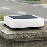 Modern Solar RGB Square Post Head Light for Outdoor Garden & Landscape Lighting