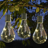 Creative Colorful Plastic Solar LED Outdoor Hanging Lights