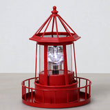 Creative Solar Rotating Tower LED Garden Light – Resin Landscape Decor for Yard & Patio