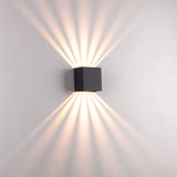 Sleek Modern Solid-Color Aluminum Square LED Outdoor Wall Sconce – Waterproof, Energy-Efficient Outdoor Lighting