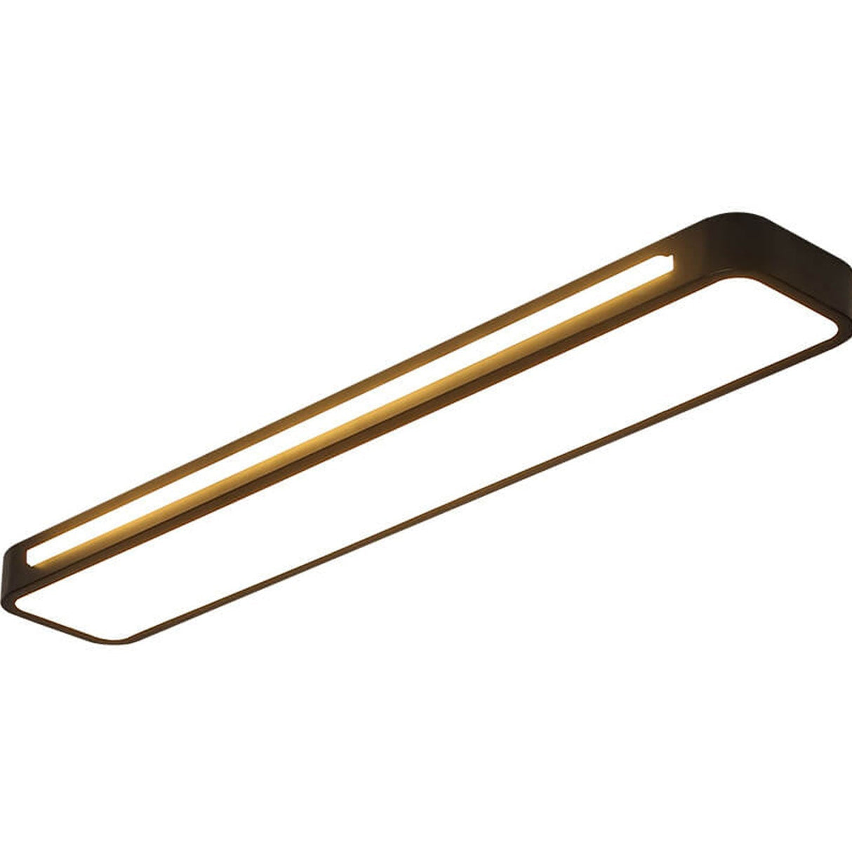 Nordic Minimalist Long LED Flush-Mount Ceiling Light — Sleek, Modern Ceiling Fixture