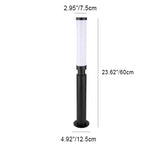 Lipstick-Inspired Modern Acrylic LED Outdoor Floor Lamp – Waterproof, Creative Lawn Lighting
