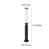 Lipstick-Inspired Modern Acrylic LED Outdoor Floor Lamp – Waterproof, Creative Lawn Lighting