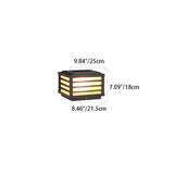 Solar Square Post Cap Light - Outdoor Waterproof Patio Lighting