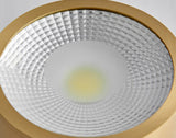 Modern Brass LED Spotlight Flush-Mount Ceiling Light — Cylindrical Design