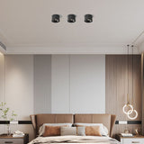 Sleek Modern Round LED Spotlight Flush Mount Ceiling Light, Adjustable