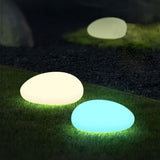 Solar-Powered Waterproof PE Sphere LED Outdoor Lawn Light - Decorative Garden Accent