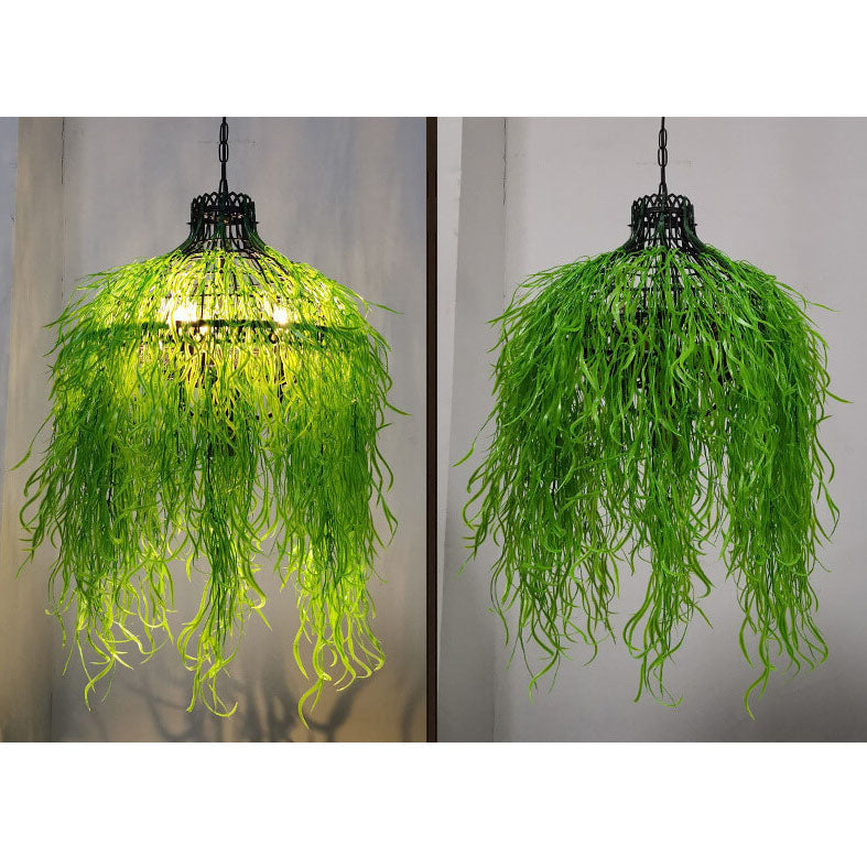 Creative Plant Vine 3-Light Chandelier – Decorative Indoor Lighting Fixture
