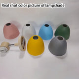 Modern Minimalist 1-Light Wall Sconce Lamp in Solid Macaron Color with Iron & Wood Finish