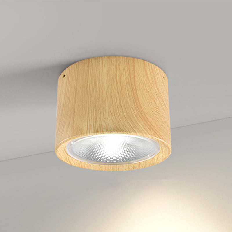 Nordic Cylinder LED Spotlight Flush-Mount Ceiling Light - Sleek Modern Fixture